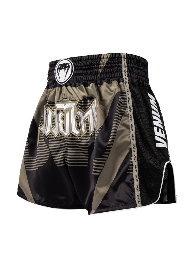 VENUM ADRENALINE MUAY THAI SHORTS BLACK/SAND - Image 2